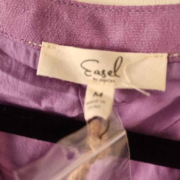 Easel Purple Tiered Dress Size M BNWT - Picture 4 of 4